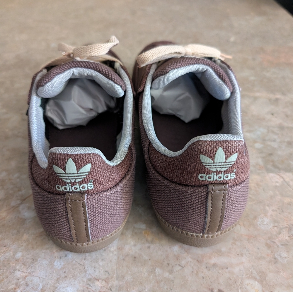 Adidas Hemp Samba Rare Chocolate Brown (2013) #G99555 Men's Size 10.5 No Box - Picture 5 of 14